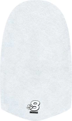 Dexter White Microfiber Oversized Slide Sole (S8)