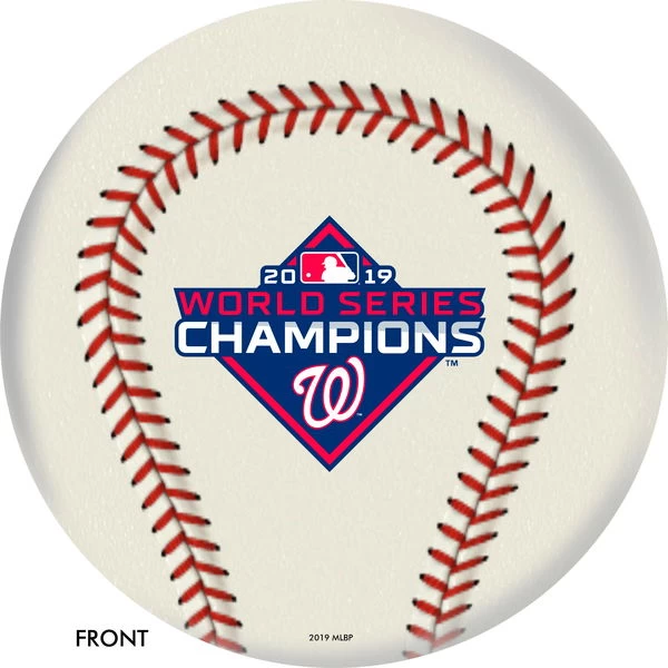 OnTheBallBowling MLB Washington Nationals 2019 World Series Champs Baseball Ball - Image 2