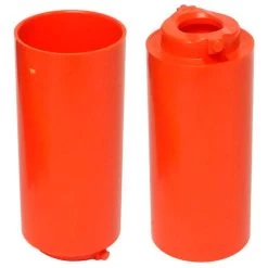 Turbo Switch Grip Empty Inner Sleeve Orange 1 1/4"