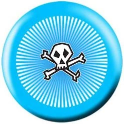 OnTheBallBowling Baby Blue Punk Skull