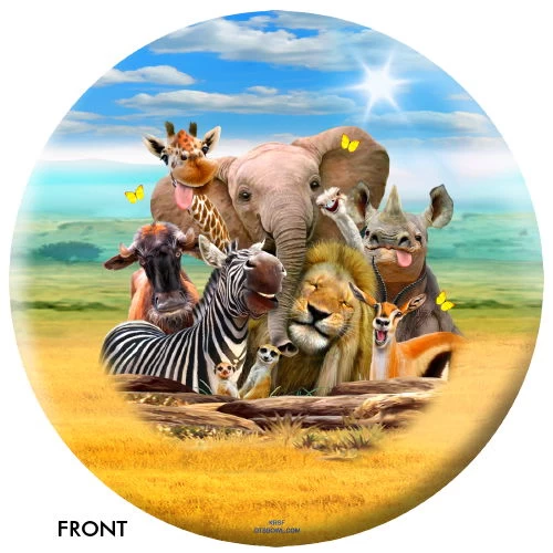 OnTheBallBowling African Animals Ball