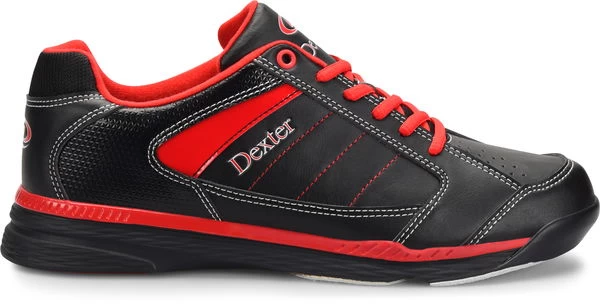 Dexter Mens Ricky IV Black/Red Wide Width - Image 3