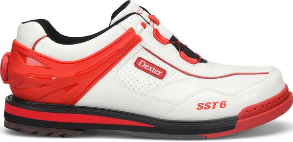 Dexter Mens SST 6 Hybrid BOA White & Red Right Hand - Image 4