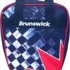 Brunswick Spark Single Tote Checkered Flag