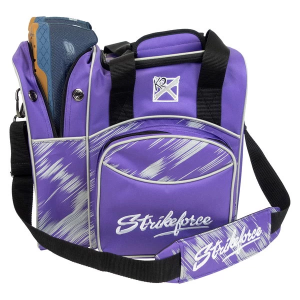KR Strikeforce Flexx Single Tote Purple/Silver Scratch - Image 2