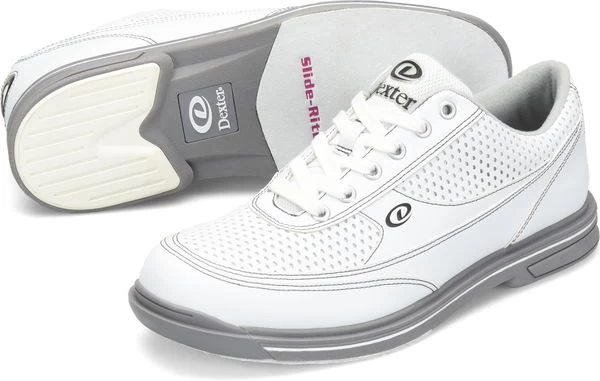 Dexter Mens Turbo Pro White/Grey Wide Width - Image 9