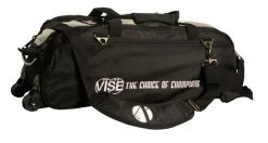 Vise 3 Ball Clear Top Roller/Tote Black