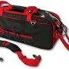 Vise 3 Ball Clear Top Roller/Tote Black/Red