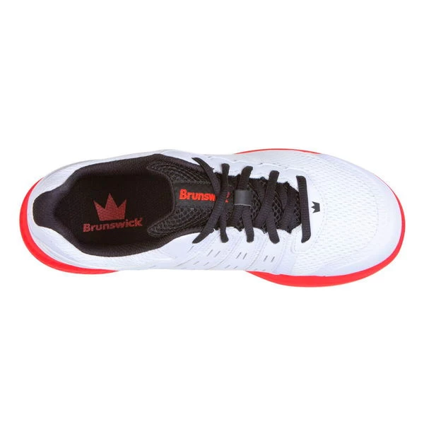 Brunswick Mens Fuze White/Red - Image 3