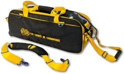 Vise 3 Ball Clear Top Roller/Tote Black/Yellow