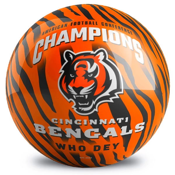 OnTheBallBowling NFL AFC Champs Cincinnati Bengals Ball - Image 2