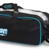 Storm 3 Ball Tournament Travel Roller/Tote Black/Blue