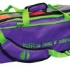 Vise 3 Ball Clear Top Roller/Tote Grape/Green