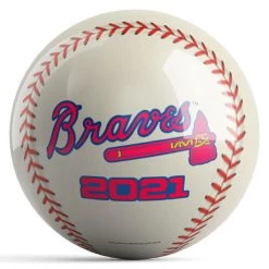 OnTheBallBowling MLB Atlanta Braves 2021 World Series Champs Baseball Ball