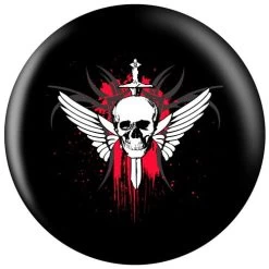 OnTheBallBowling Winged Skull